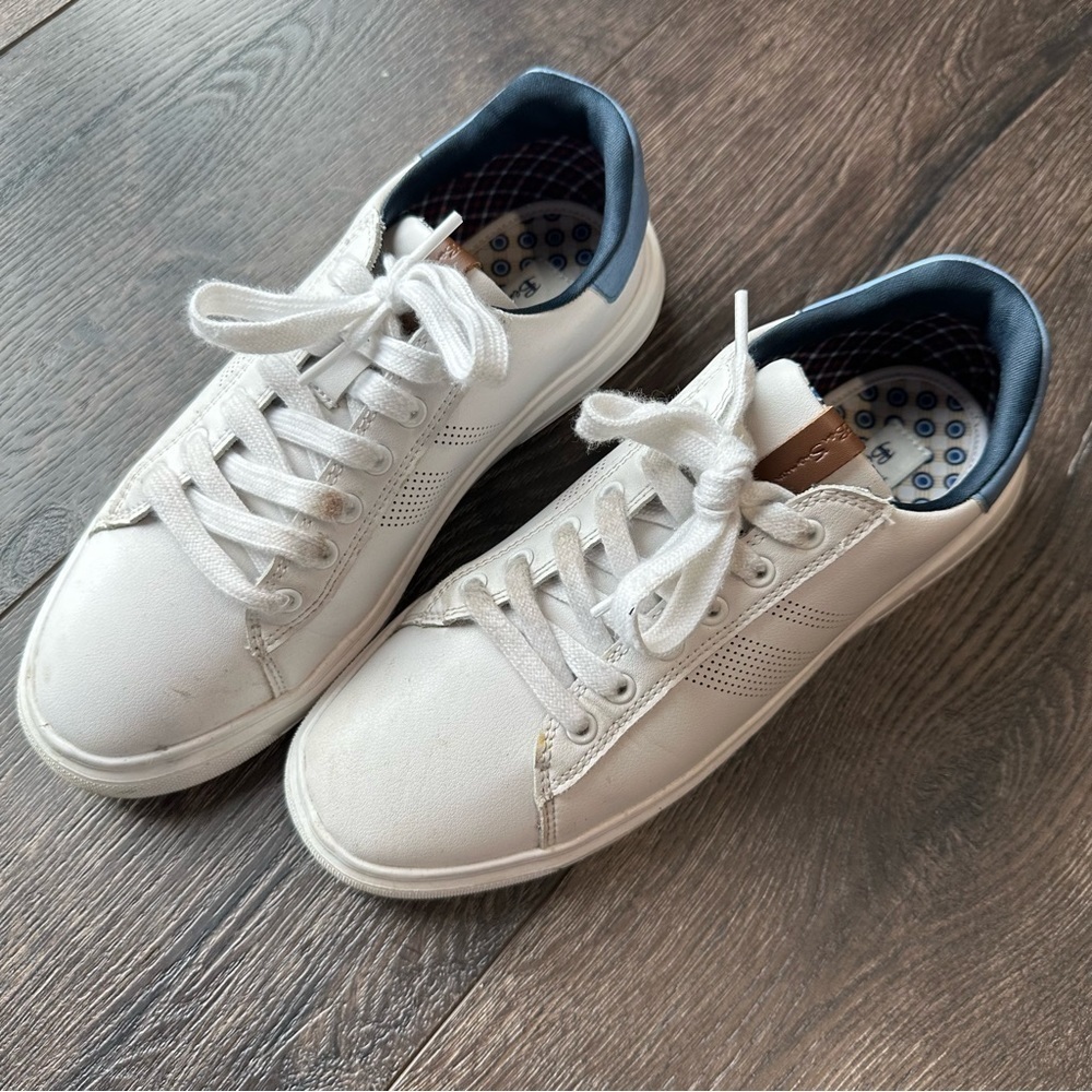 Ben Sherman Mens 7 Hardie Trainer white sneakers